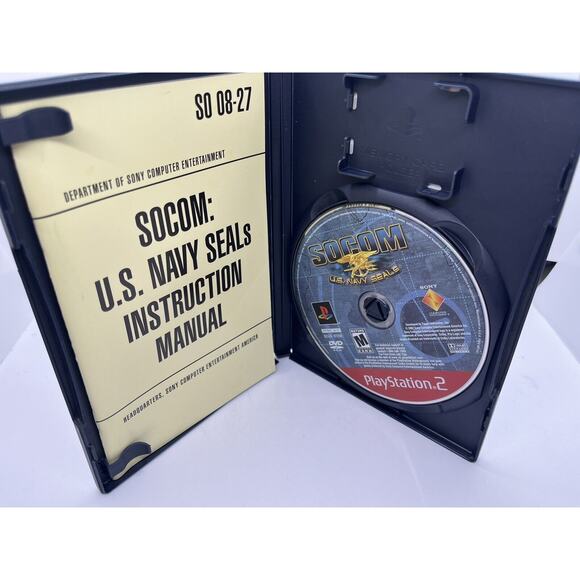 SOCOM: U.S. Navy SEALs Greatest Hits (Sony PlayStation 2, 2003) PS2 Tested - Picture 6 of 9